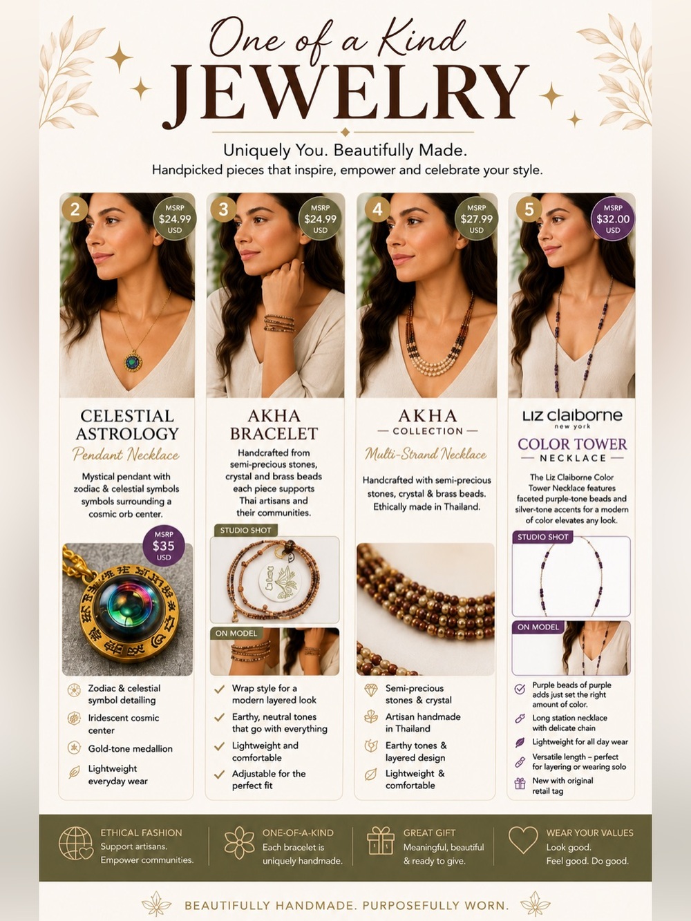 ✨ One of a Kind Jewelry – Uniquely You. Beautifully Made. ✨